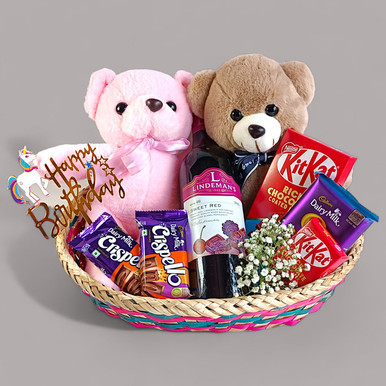 Teddy & Chocolate Sweet Duo: Gift Combo