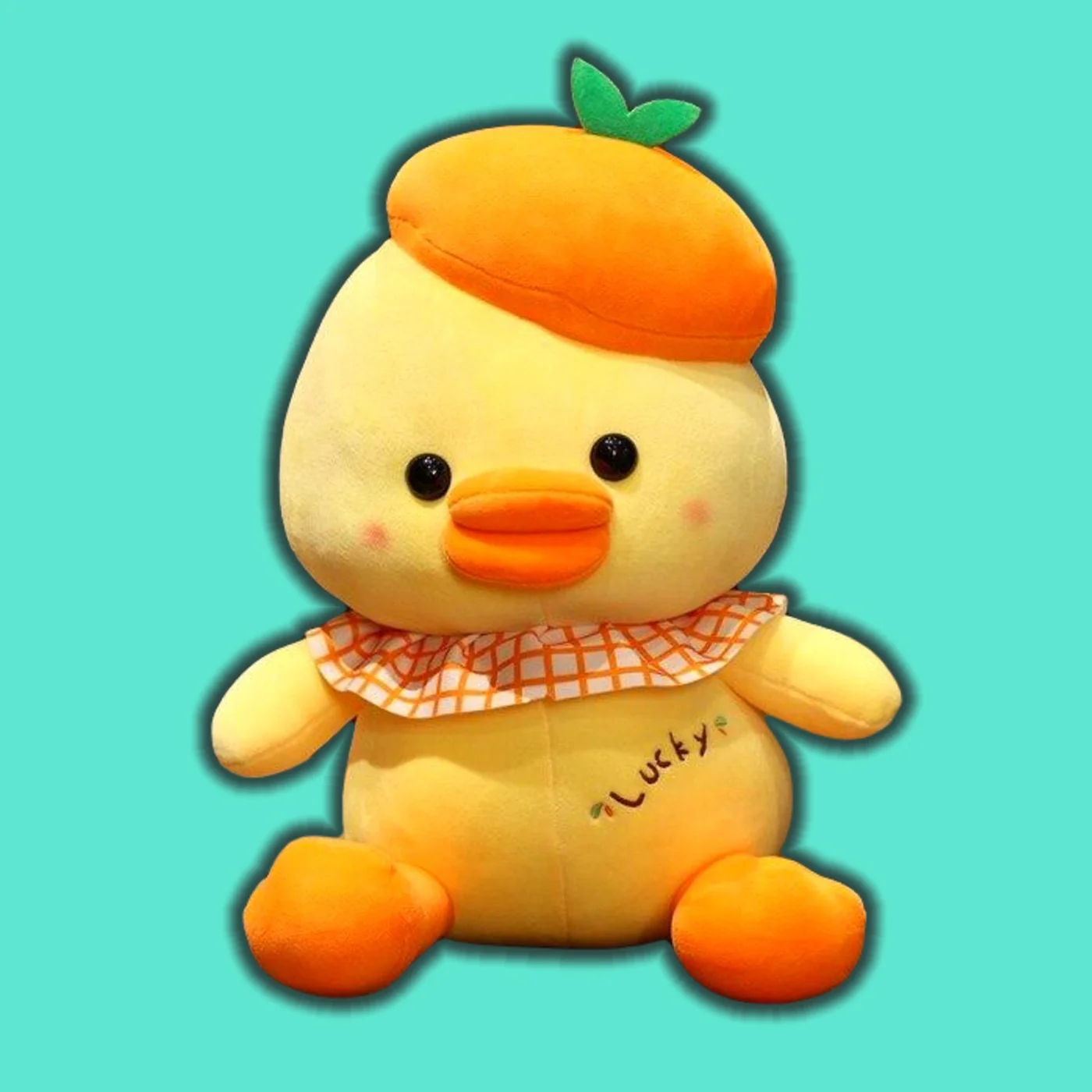 Adorable Fluffy Duck Plushie – Ultra-Cuddly Stuffed Animal Toy by Dollmandu