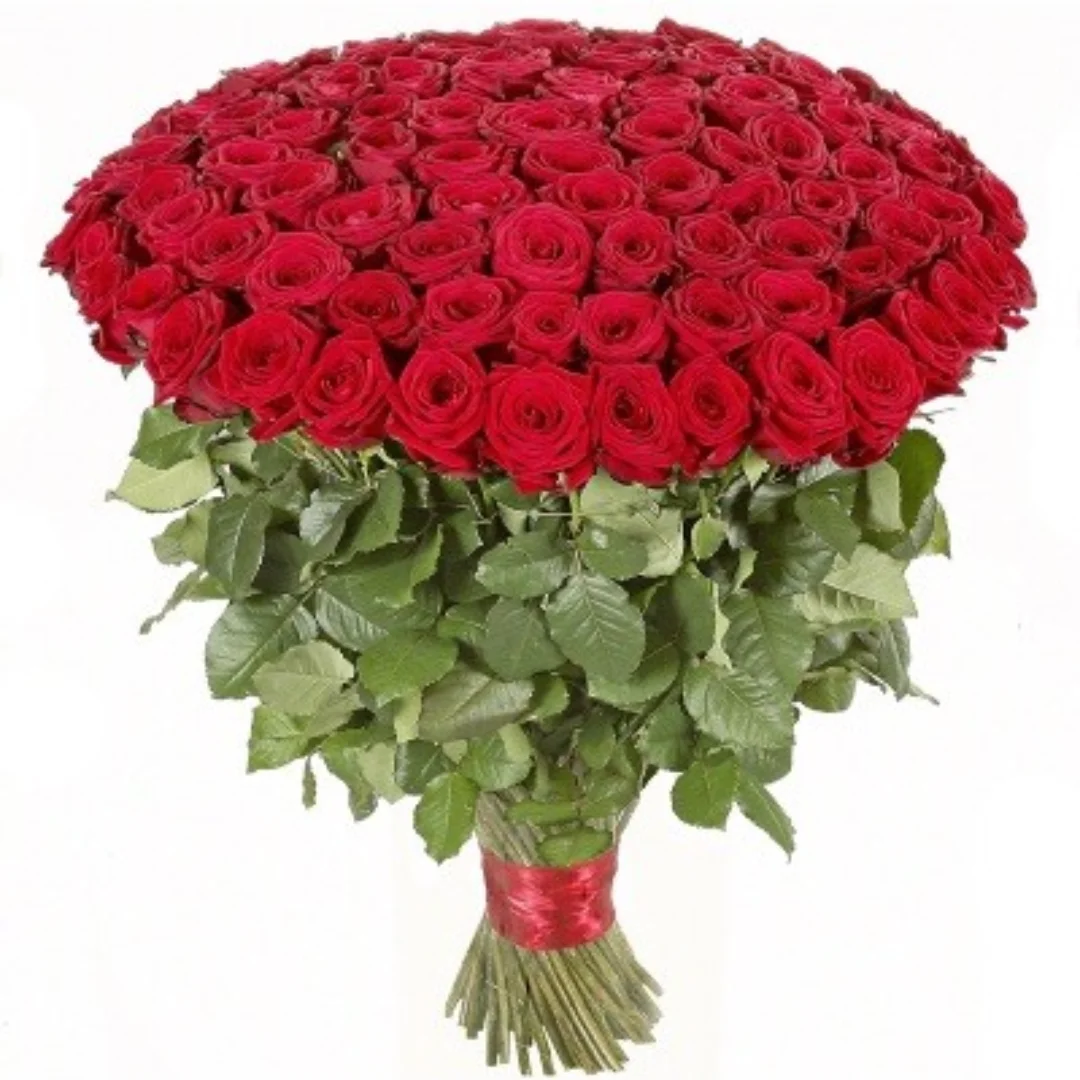 Luxury 100 Red Roses Bouquet - Ultimate Romantic Gift