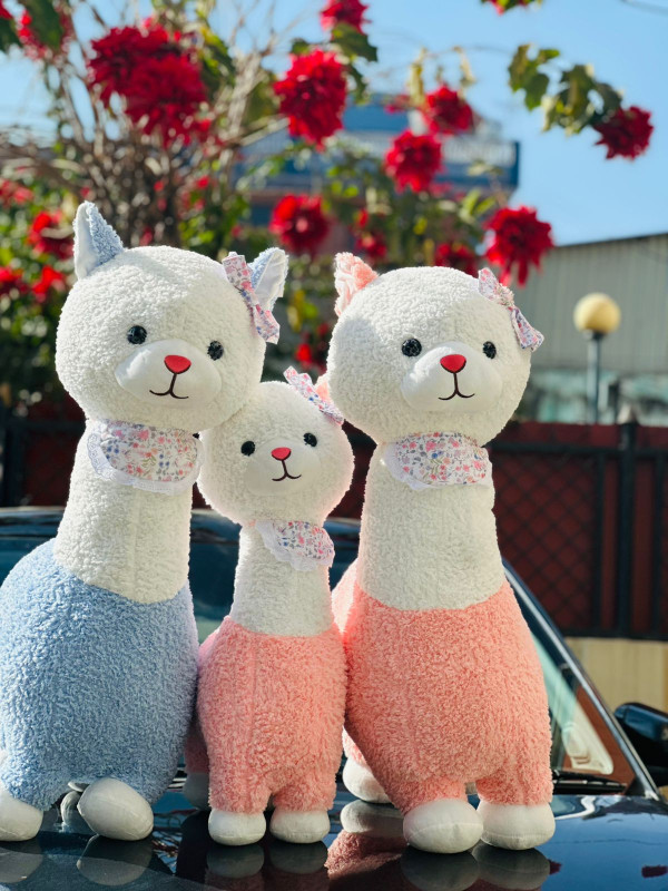 Cute Alpaca Plush Toy Nepal – Soft & Fluffy Doll