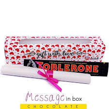 Custom Toblerone Treat: Personalized Message Dark Swiss Chocolate 100g Box