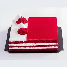 Square Red Velvet Cake (3 Pound) Extravaganza