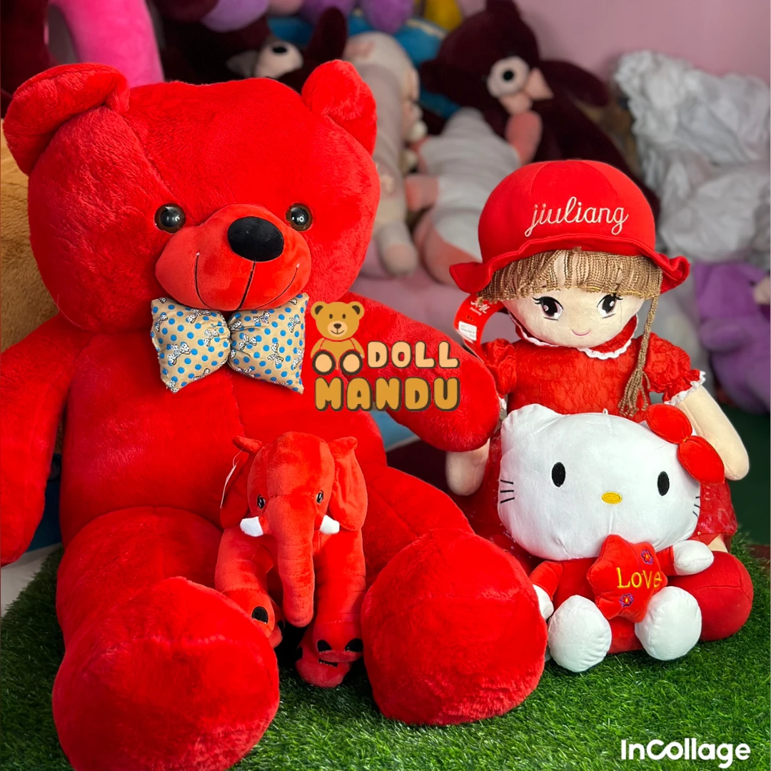Red combo teddy bear