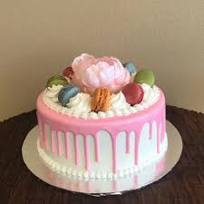 Blooming Macaron Delight Cake