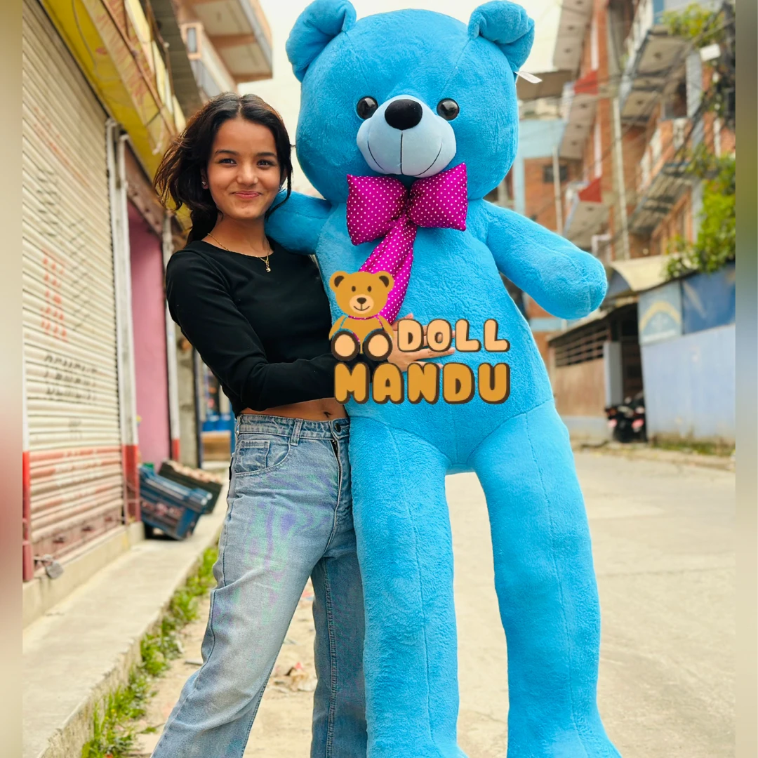 PlushPal 6ft Teddy Bear – Vibrant Color Options for Your Cuddly Companion!