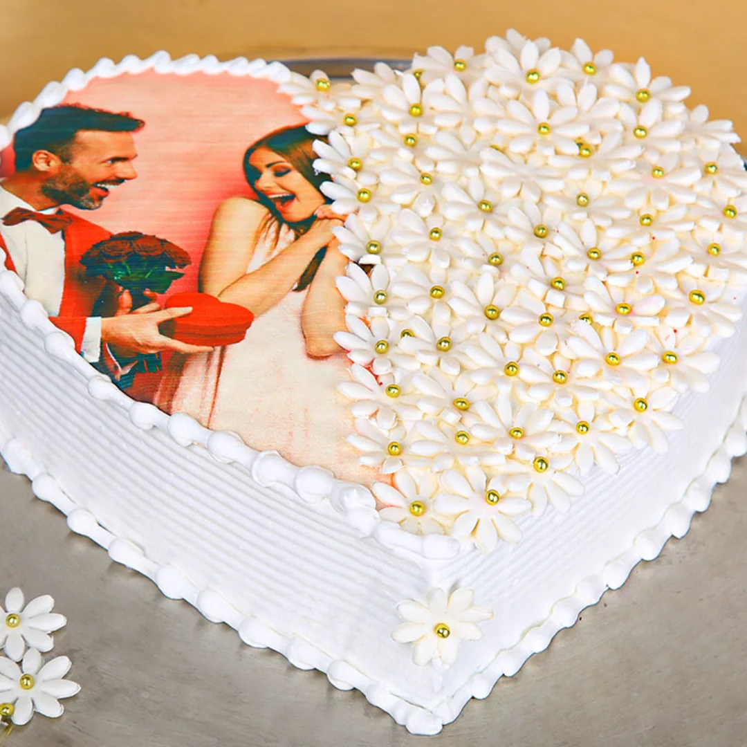 Cherished Memories Heart Cake (2 Pound)